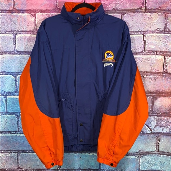 Tide Racing Jacket Size L, Navy/Orange, Windbreaker, Vintage Condition - Picture 1 of 9